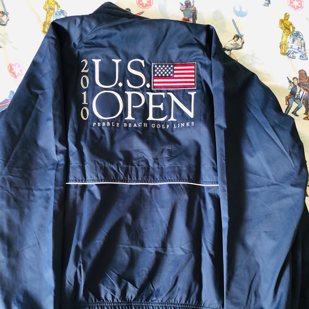 All embroidered US Open windbreaker